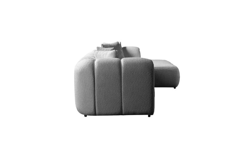 Varrel Sofa med divan 3-seter - Grå - Møbler - Sofaer - Sofa med sjeselong