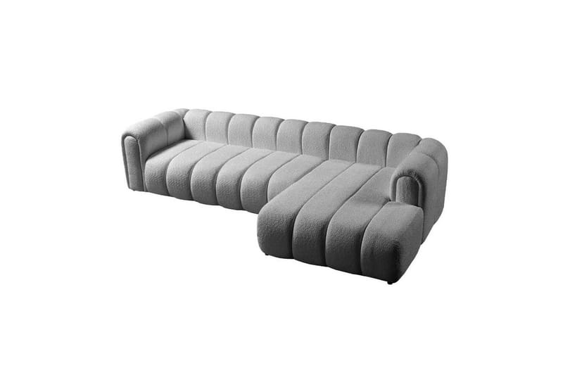 Varrel Sofa med divan 3-seter - Grå - Møbler - Sofaer - Sofa med sjeselong