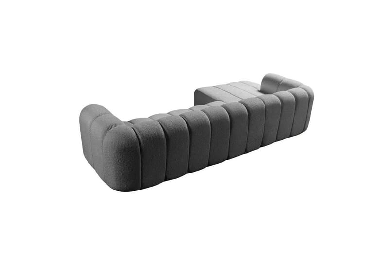 Varrel Sofa med divan 3-seter - Grå - Møbler - Sofaer - Sofa med sjeselong