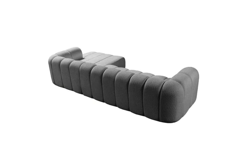 Varrel Sofa med divan 3-seter - Grå - Møbler - Sofaer - Sofa med sjeselong