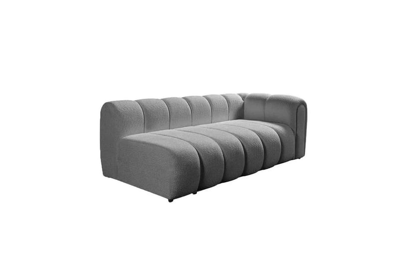 Varrel Sofa med divan 3-seter - Grå - Møbler - Sofaer - Sofa med sjeselong