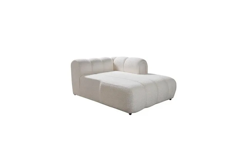 Varrel Sofa med divan 3-seter - Hvit - Møbler - Sofaer - Sofa med sjeselong