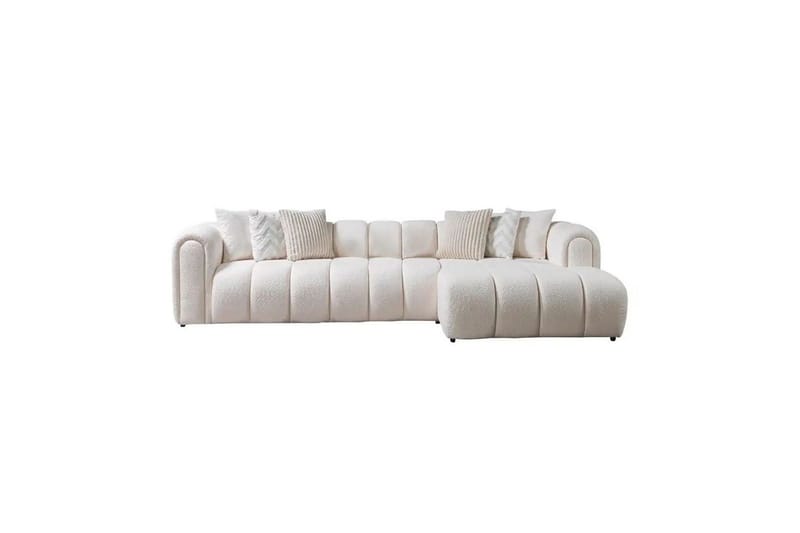 Varrel Sofa med divan 3-seter, Hvit