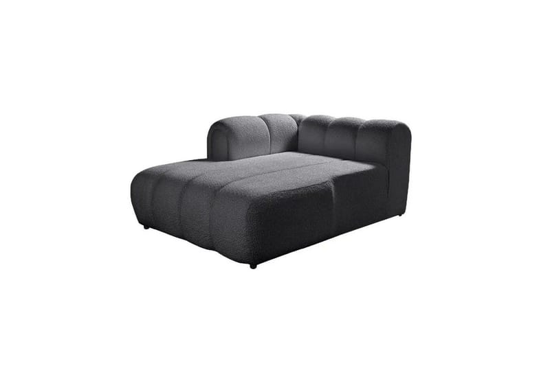 Varrel Sofa med divan 3-seter - Mørkgrå - Møbler - Sofaer - Sofa med sjeselong
