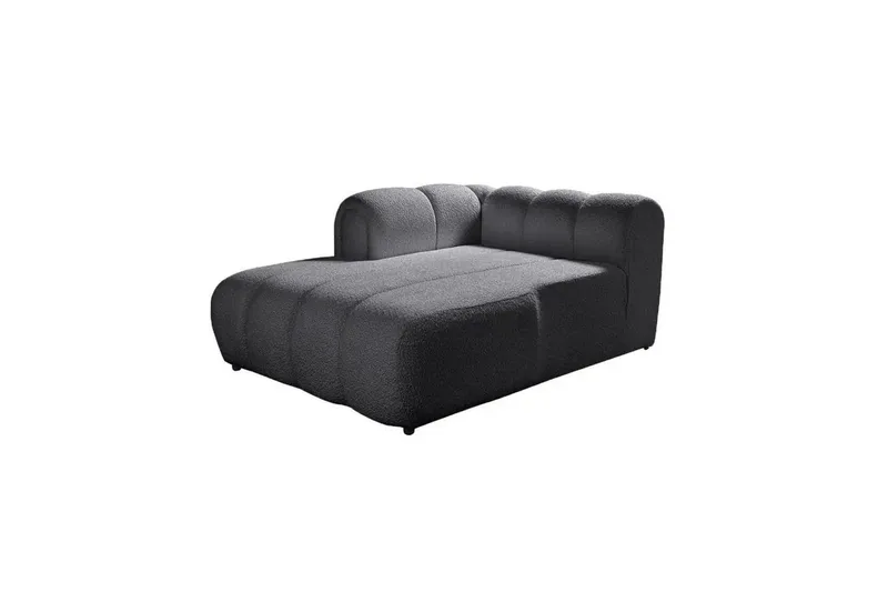 Varrel Sofa med divan 3-seter - Mørkgrå - Møbler - Sofaer - Sofa med sjeselong