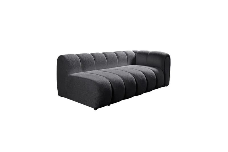 Varrel Sofa med divan 3-seter - Mørkgrå - Møbler - Sofaer - Sofa med sjeselong