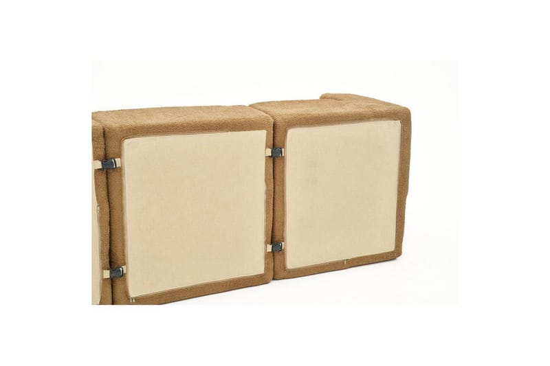 Veyno Sofa med Divan 3-sits - Brun - Møbler - Sofaer - Sofa med sjeselong