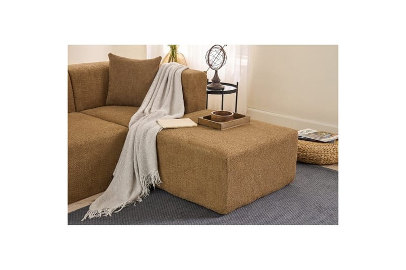 Veyno Sofa med Divan 3-sits - Brun - Møbler - Sofaer - Sofa med sjeselong