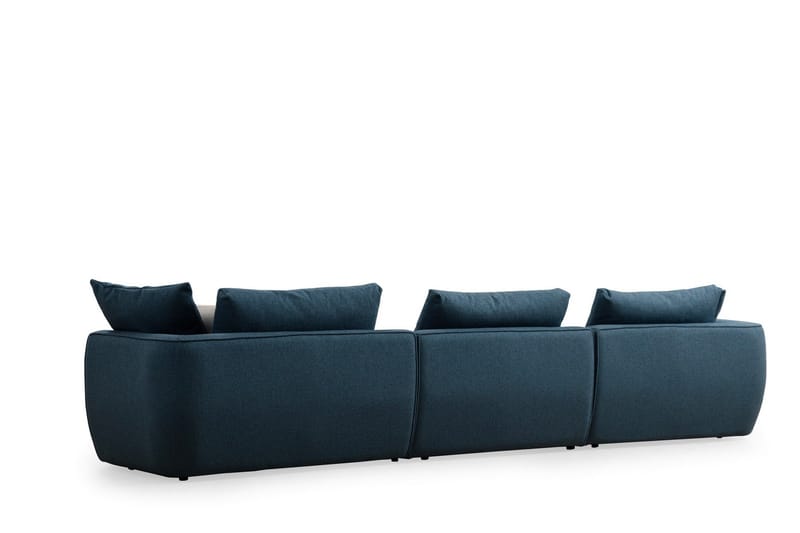 Viimse 3-seter Venstrevendt Sofa med Sjeselong 365 cm i Stoff - Blå - Møbler - Sofaer - Sofa med sjeselong
