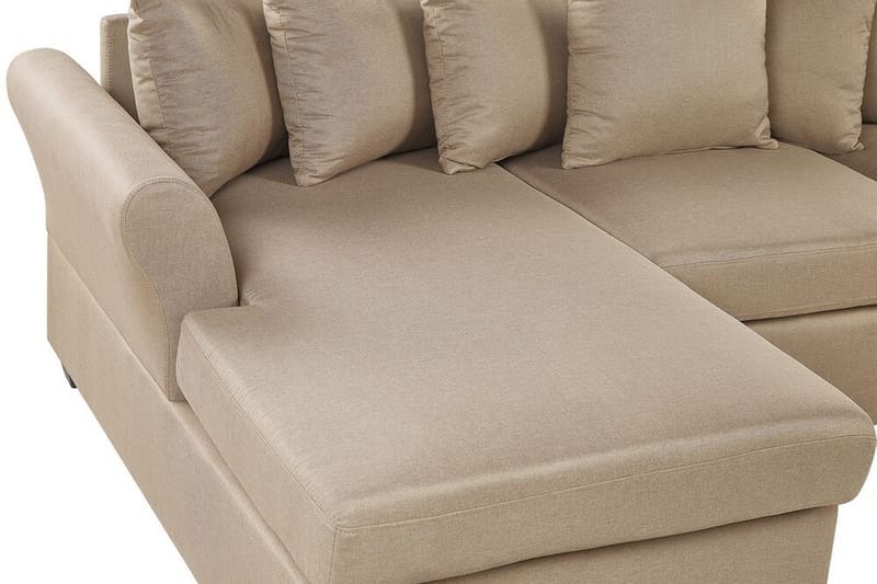 Vikna 3-seters Hjørnesofa - Beige - Møbler - Sofaer - Sofa med sjeselong