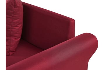 Vikna 3-seters Hjørnesofa - Mørkerød - Møbler - Sofaer - Sofa med sjeselong
