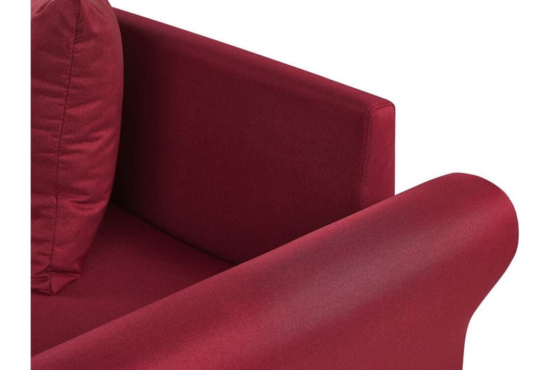 Vikna 3-seters Hjørnesofa - Mørkerød - Møbler - Sofaer - Sofa med sjeselong