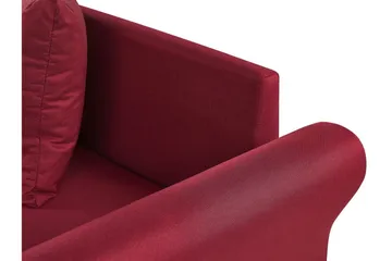 Vikna 3-seters Hjørnesofa - Mørkerød - Møbler - Sofaer - Sofa med sjeselong
