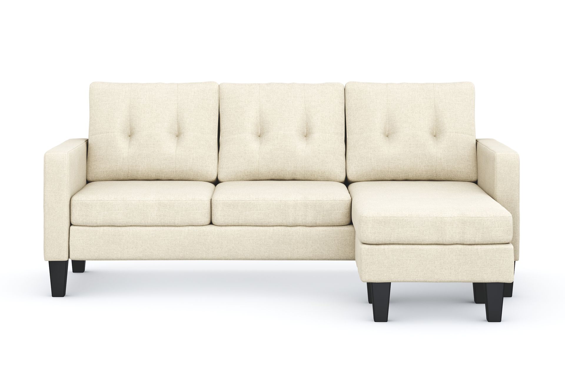 Vislanda 3-seters Sofa med Sjeselong - Beige - Møbler - Sofaer - Sofa med sjeselong