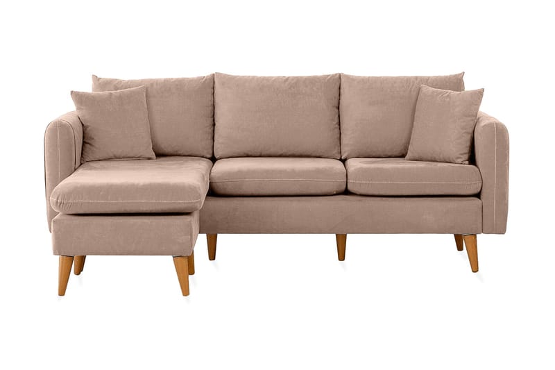 Wardenburg Divansofa Venstre - Brun - Møbler - Sofaer - Sofa med sjeselong