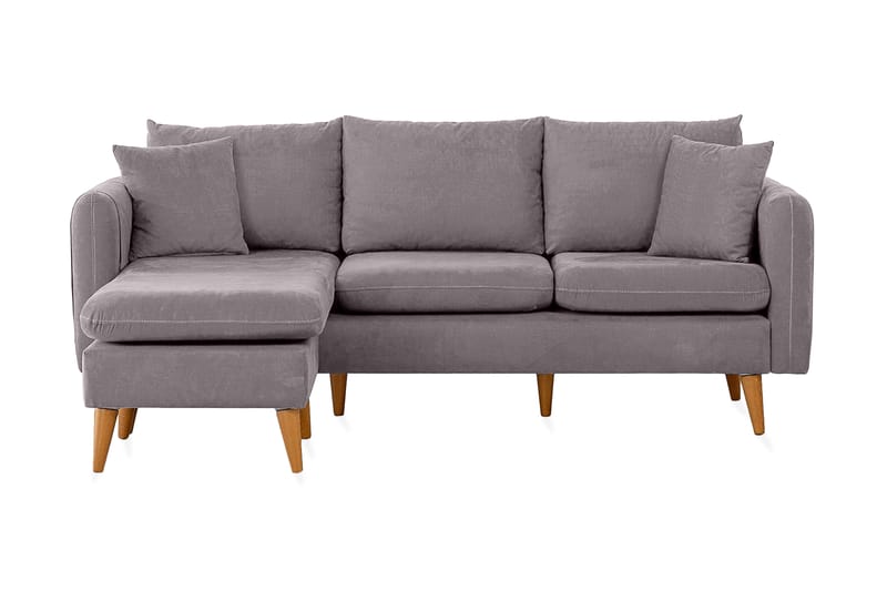 Wardenburg Divansofa Venstre - Grå - Møbler - Sofaer - Sofa med sjeselong
