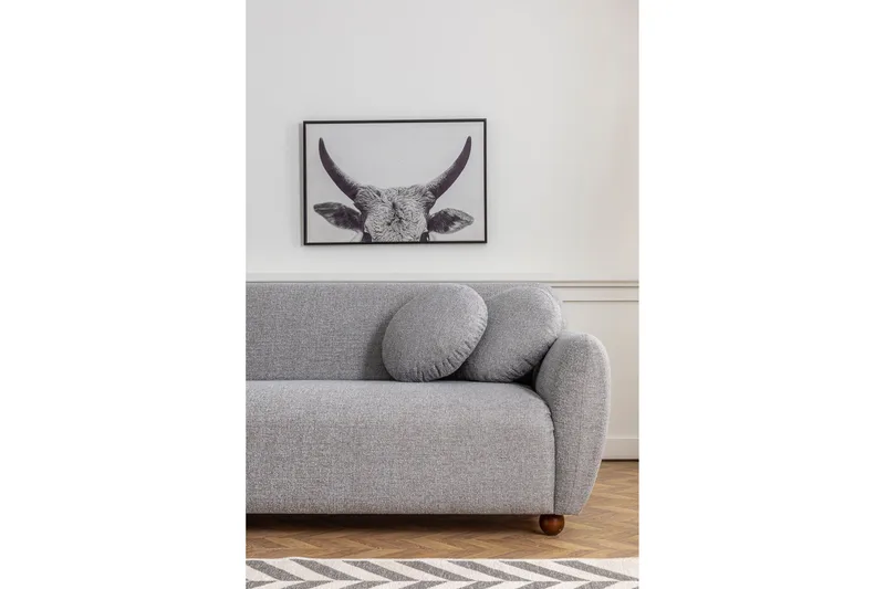 Whitecliffs Divansofa 3-seters - Grå - Møbler - Sofaer - Sofa med sjeselong - 3 seters sofa med divan