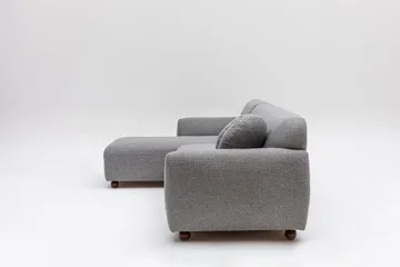 Whitecliffs Divansofa 3-seters - Grå - Møbler - Sofaer - Sofa med sjeselong - 3 seters sofa med divan
