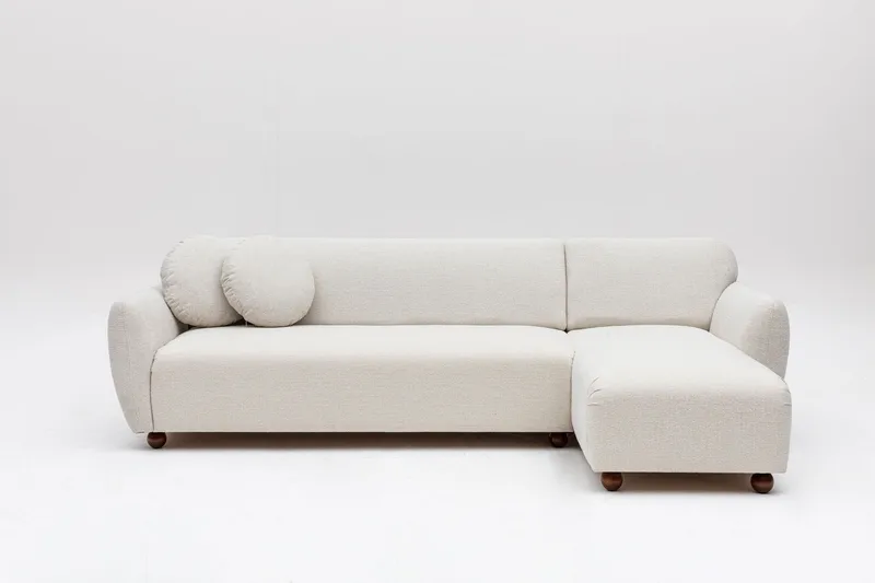 Whitecliffs Divansofa 3-seters, Hvit
