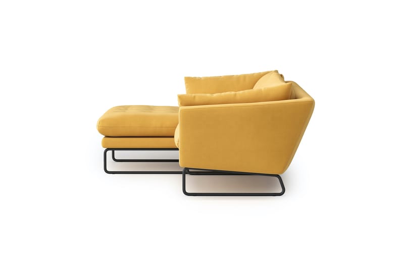 Ynnabo Divansofa - Gul - Møbler - Sofaer - Sofa med sjeselong