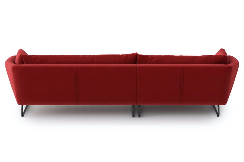 Ynnabo Divansofa - Rød - Møbler - Sofaer - Sofa med sjeselong
