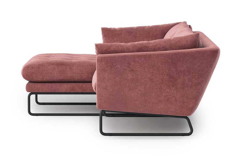 Ynnabo Divansofa - Rosa - Møbler - Sofaer - Sofa med sjeselong