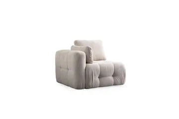 Yvara Sofa med Divan 2-sits - Beige - Møbler - Sofaer - Modulsofaer - Komplett modulsofa