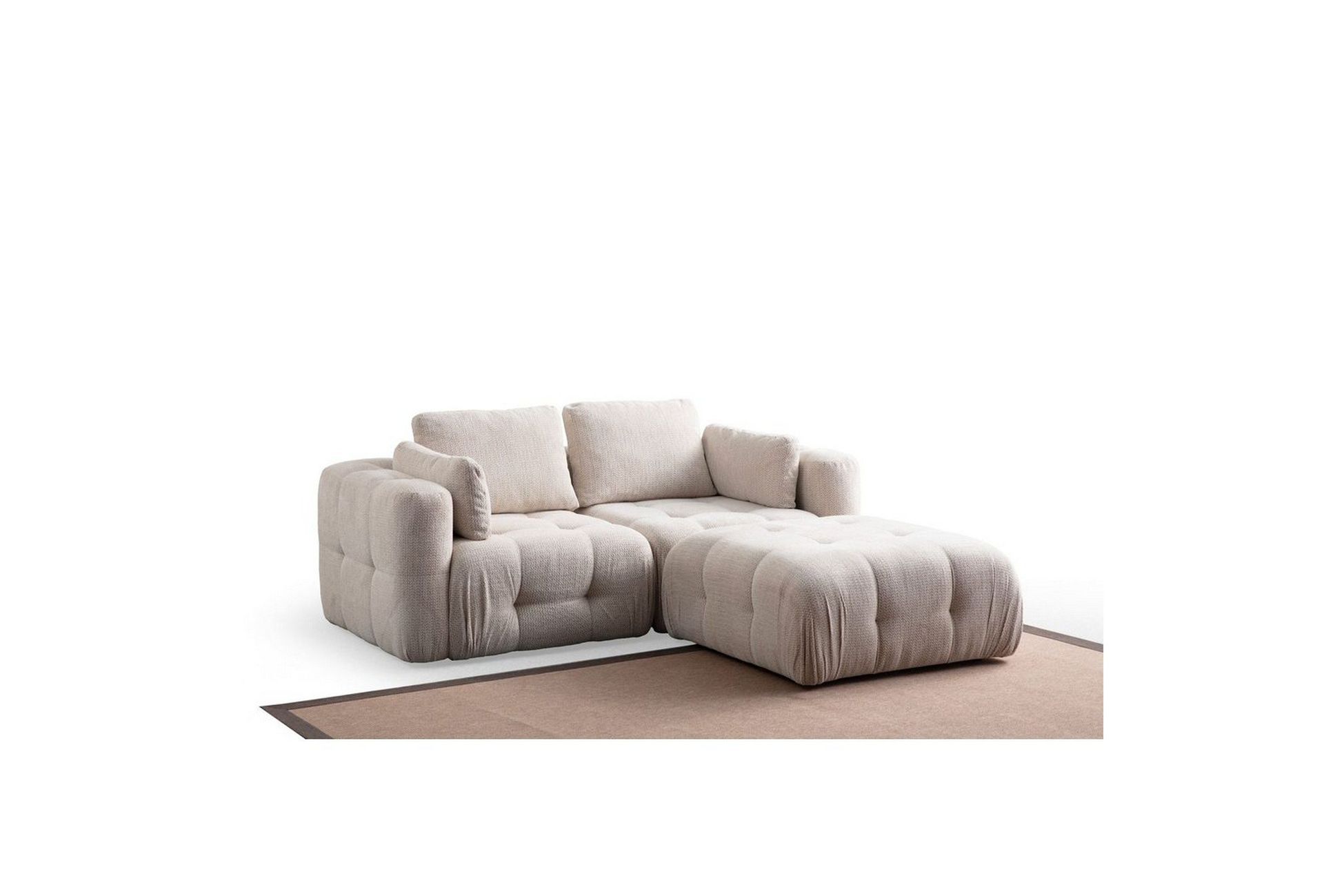 Yvara Sofa med Divan 2-sits - Beige