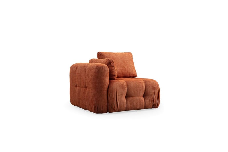 Yvara Sofa med Divan 2-sits - Oransje - Møbler - Sofaer - Sofa med sjeselong