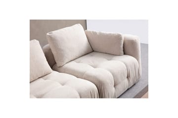 Yvara Sofa med Divan 4-sits - Beige - Møbler - Sofaer - Modulsofaer - Komplett modulsofa