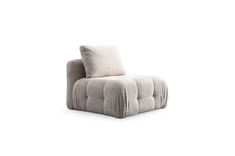 Yvara Sofa med Divan 4-sits - Beige - Møbler - Sofaer - Modulsofaer - Komplett modulsofa