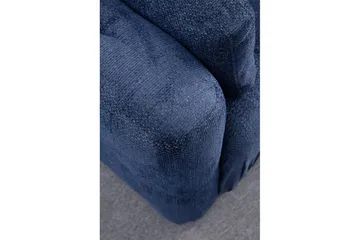Yvara Sofa med Divan 4-sits - Blå - Møbler - Sofaer - Modulsofaer - Komplett modulsofa