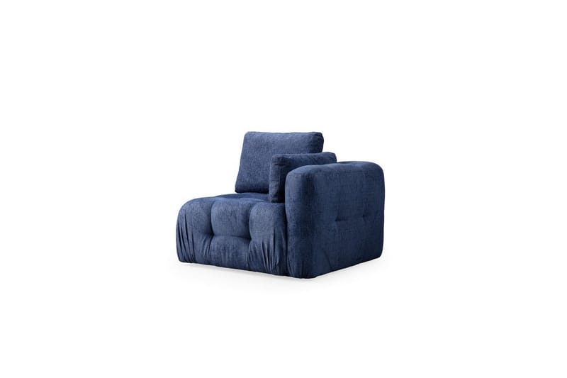 Yvara Sofa med Divan 4-sits - Blå - Møbler - Sofaer - Sofa med sjeselong