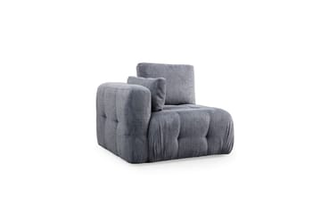 Yvara Sofa med Divan 4-sits - Grå - Møbler - Sofaer - Modulsofaer - Komplett modulsofa