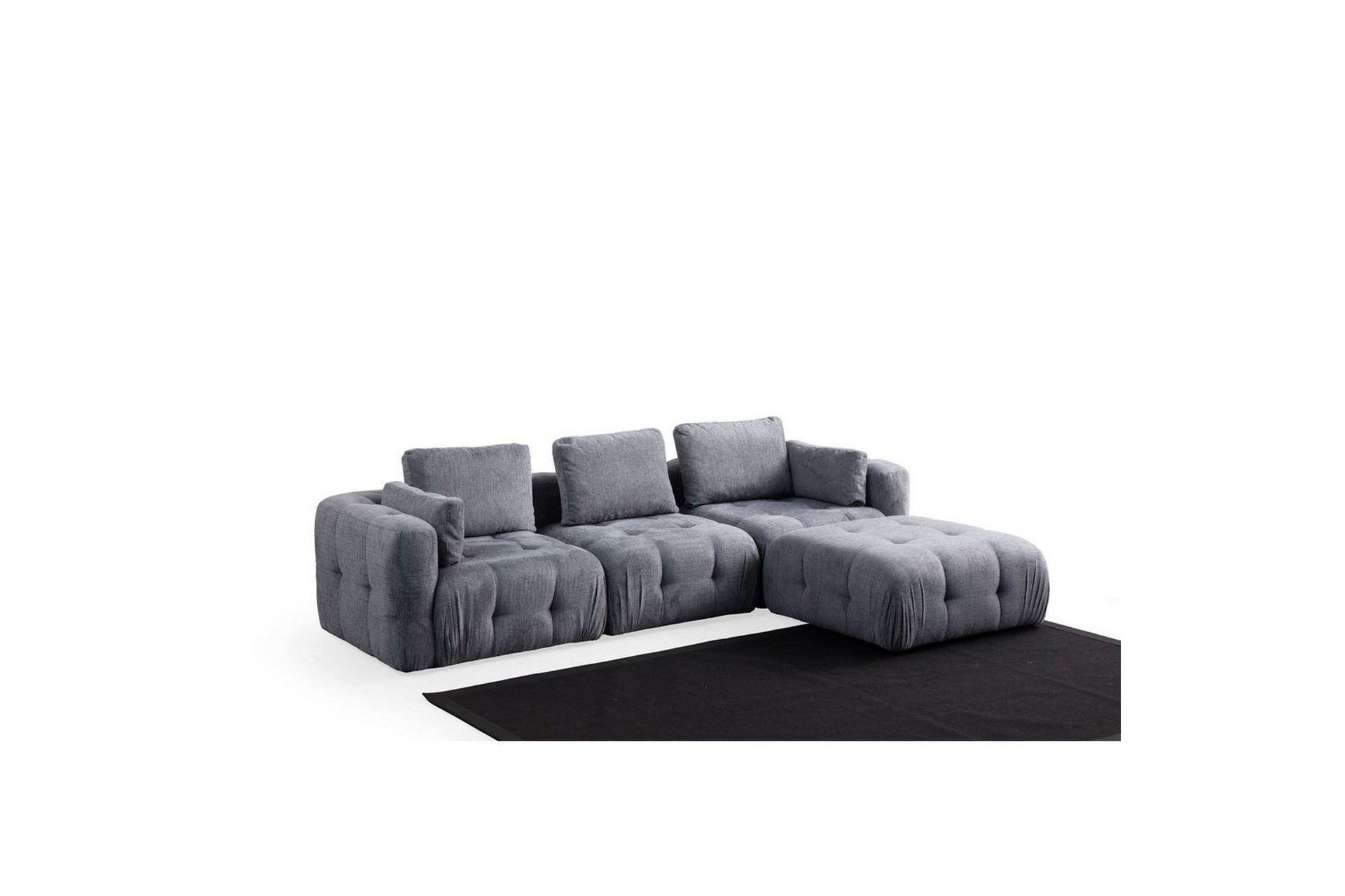 Yvara Sofa med Divan 4-sits - Grå