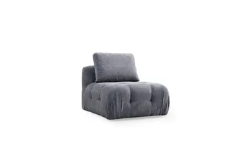Yvara Sofa med Divan 4-sits - Grå - Møbler - Sofaer - Modulsofaer - Komplett modulsofa