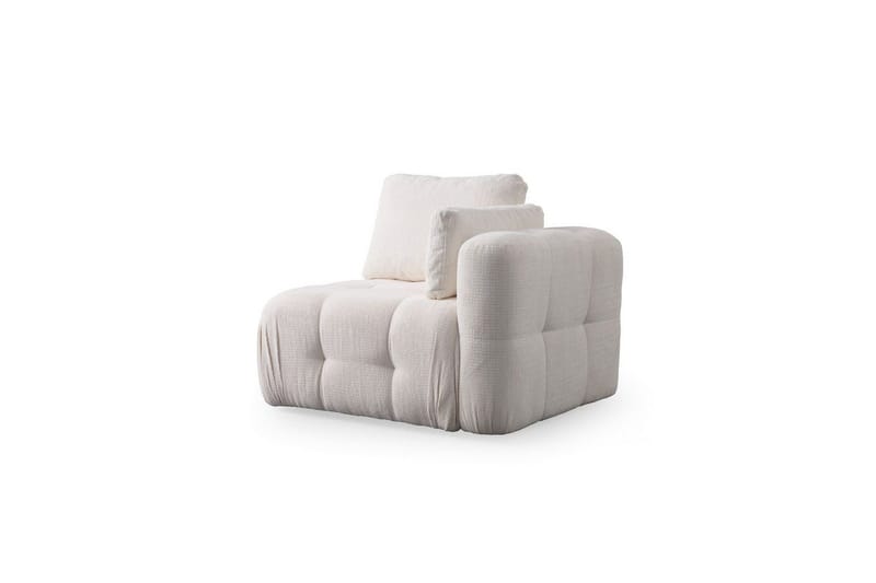 Yvara Sofa med Divan 4-sits - Hvit - Møbler - Sofaer - Sofa med sjeselong
