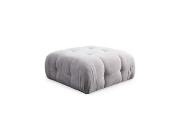 Yvara Sofa med Divan 4-sits - Lysegrå - Møbler - Sofaer - Modulsofaer - Komplett modulsofa