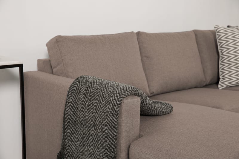 Zero Divansofa 3-seter Vendbar - Beige - Sofa med sjeselong - 3 seters sofa med divan