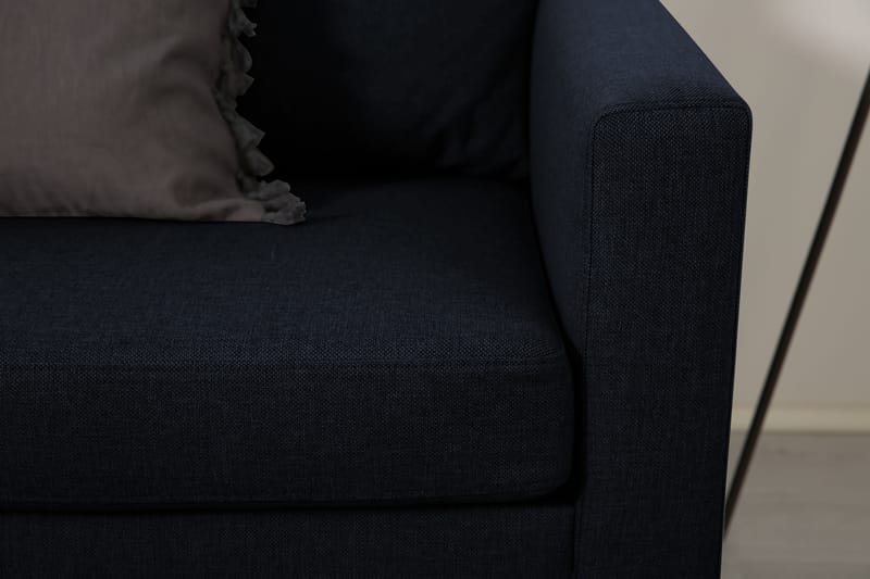 Zero Divansofa 3-seter Vendbar - Blå - Sofa med sjeselong - 3 seters sofa med divan