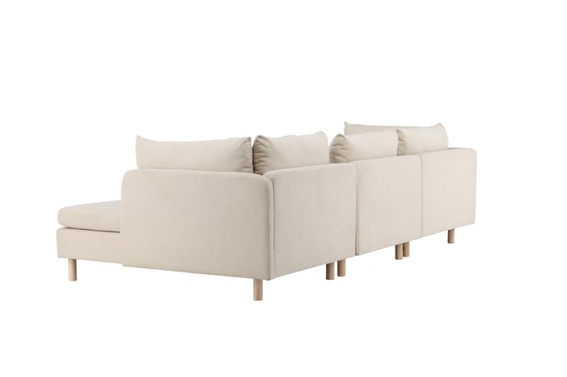 Zero Sofa m/ Divan 3-seter Beige - Venture Home - Sofa med sjeselong - 3 seters sofa med divan