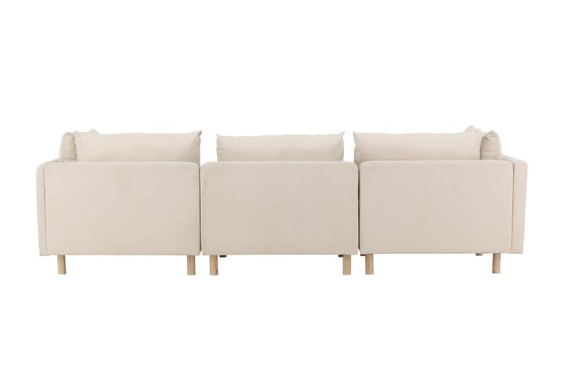 Zero Sofa m/ Divan 3-seter - Beige - Møbler - Sofaer - Sofa med sjeselong