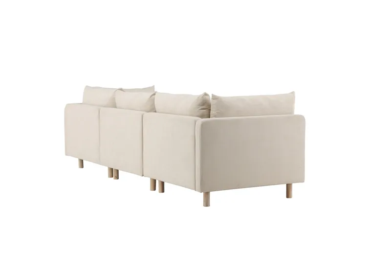 Zero Sofa m/ Divan 3-seter - Beige - Møbler - Sofaer - Sofa med sjeselong