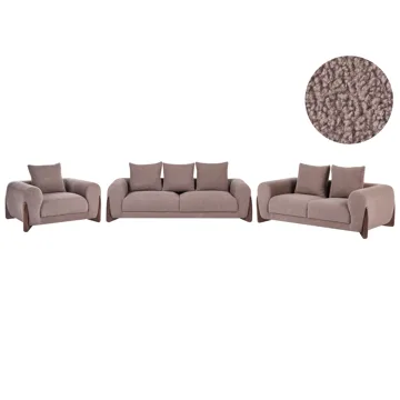 Sofagruppe 6-seters Vinliden - Mørk brun - Møbler - Sofaer - Sofagrupper