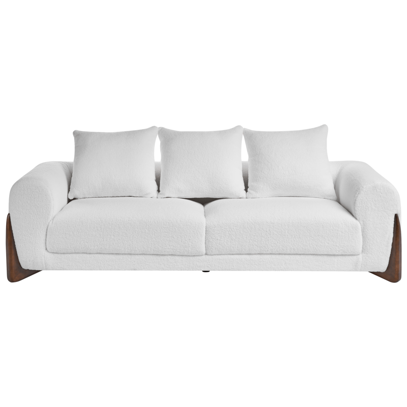 Sofagruppe 6-seters Vinliden - Mørkebrun, hvit - Møbler - Sofaer - Sofagrupper