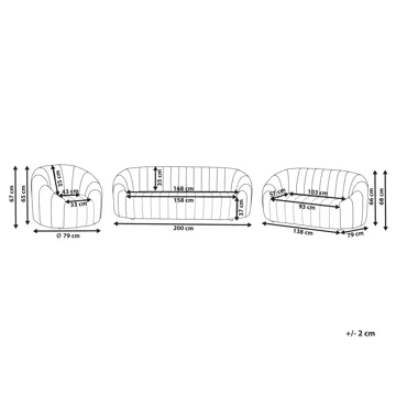 Sofagruppe Malung - Beige - Møbler - Sofaer - Sofagrupper