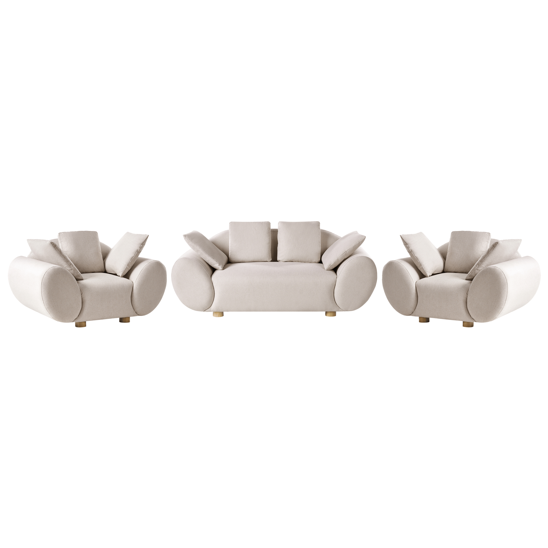 Sofagruppe Ringel - Lys beige