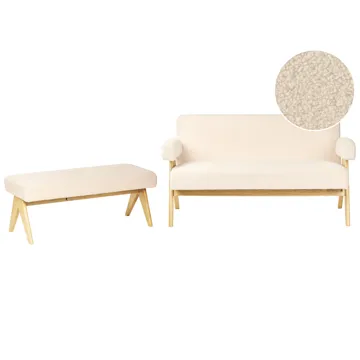 Sofagruppe Tamre - Off-white/Lys brun - Møbler - Sofaer - Sofagrupper