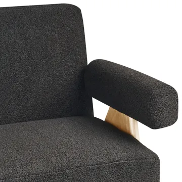 Sofagruppe Tamre - Svart/Lys brun - Møbler - Sofaer - Sofagrupper