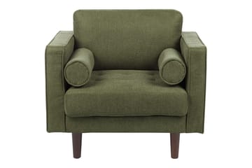 6-sits Soffgrupp Beliani Nurmo Beige/mörkt trä Green||Dark colored wood - Møbler - Sofaer - Sofagrupper